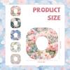10pcs Adhesive Patches for Dexcom G7, Waterproof Over Patch Sensor Covers Sticker Breathable Adhesive Overpatch Compatible with Dexcom G7 (Oil Painting Flowers) view 2