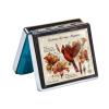 7 Days Chromed Shiny Silver Pill Organizer with Mirror Inside Has 8 Separate Compartments Rectangle,Versatile Storage for Medication - Ideal Travel Accessory (The Flying Bird) view 3