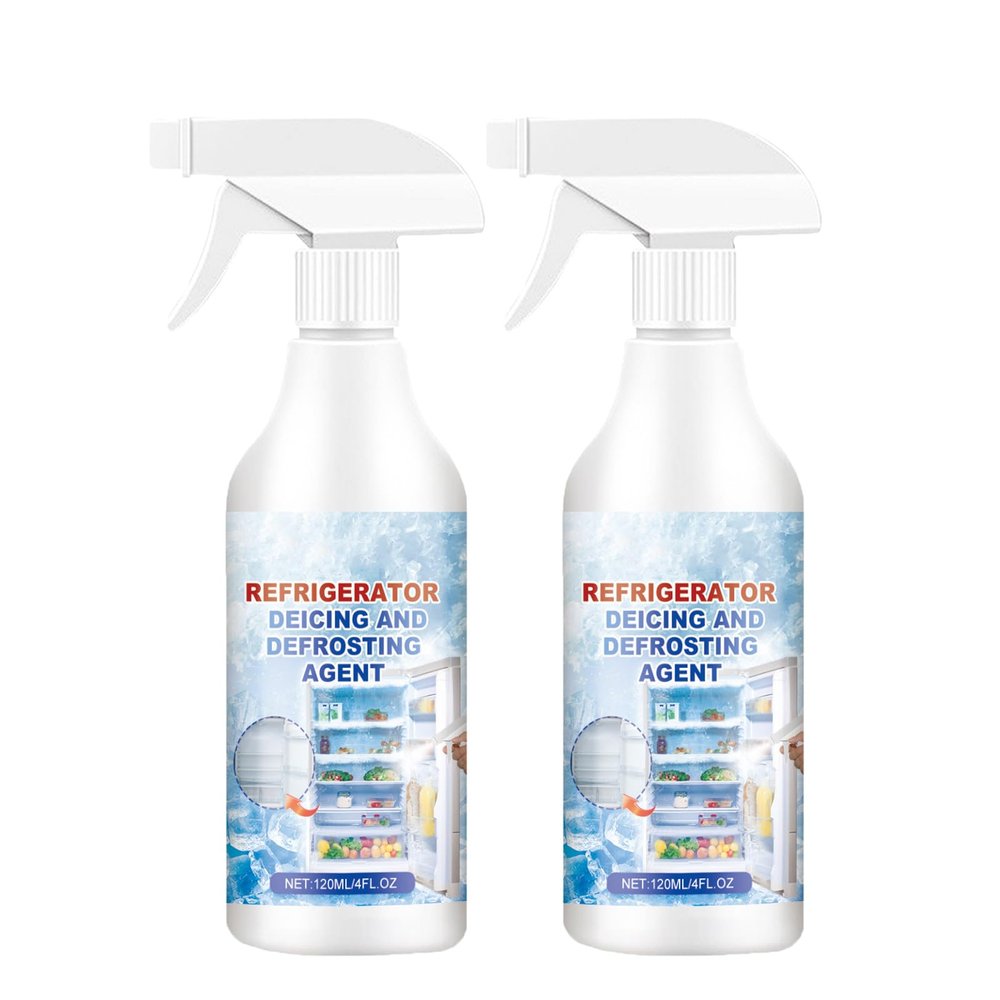 Defrosting Spray For Fridge Freezer,Refrigerator Defrosting Deicer Spray,Fridge Defrosting Spray,Efficiently Fast Clear Ice Buildup (2)