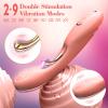 2026 New Edition Travel Pocket Bullet Tool Powerful Quiet 20 Modes Mini Stick,Handheld Personal Bullet Massage Rod for Women Portable Silicone Massage for Body Relax n78g view 2