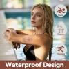 40 Pack Libre 3 Sensor Covers Waterproof, Breathable Adhesive Patches for Libre 3 Plus, with Easy-Peel Tab Pre-Cut Backing, Hypoallergenic & Latex-Free Overpatch for Long Stay Protection, Beige view 2
