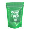 100PCS Customized Stand-Up Zipper Packaging Bags,Transparent Resealable Mylar Pouch,Single-Color Printing for Logo, QR Code & Design (Green, 10 * 15CM/4.0"*6.0"-100PCS-One Color Print) view 1