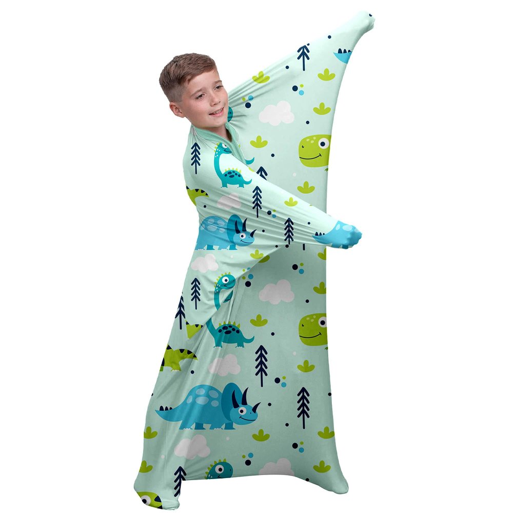 Sensory Sock Body Sock,X-Large Cute Dinosaur Pattern