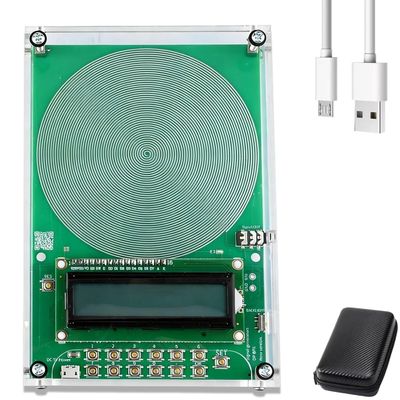 Frequency Generator, 0.01Hz-100000Hz Adjustable Schumann Sine Wave Resonance Generator Ultra Low Frequency Generator with Storage Bag (Green)