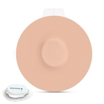 40 Pack G7 Adhesive Patches, Waterproof Patches for G7 & Stelo, with Easy-Peel Tab Pre-Cut Backing, Hypoallergenic & Latex-Free Overpatch for Long Stay Protection, Beige