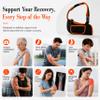 Arm Sling Shoulder Immobilizer, Adjustable Brace for Elbow/Wrist/Torn Rotator Cuff Injury, Left/Right Slings for Kids Women & Men, Clavicle/Forearm Fracture Surgery Supports, Comfortable Padded Harness view 2