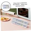 SWETRACE Food Cling Wrap 2 Rolls 25cm X 45m Pe Disposable Foodservice Film with Slide Cutter for Kitchen Food Save Wrap Household Use view 2