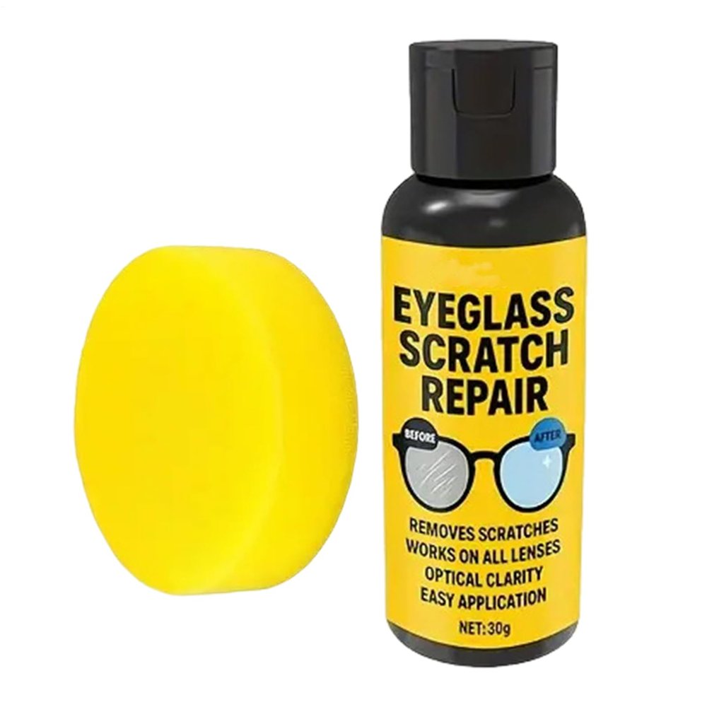 2026 New Upgraded Eyeglass Scratch Remover for Lenses, Eyeglass Cleaner Spray, 30g Glasses Lens Scratch Remover for Eyeglasses, Sunglasses Cleaning Kit