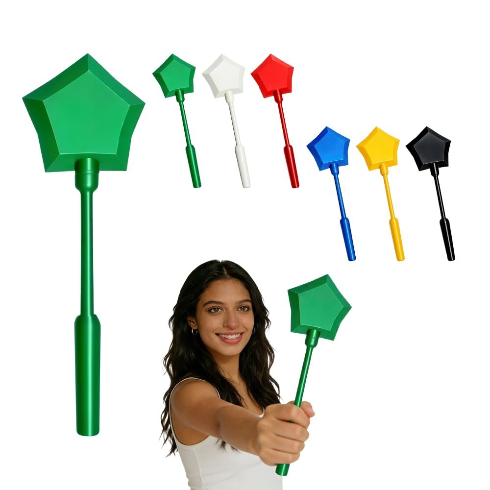 Fiopet Credit Card Wand, 2026 New Tap to Pay Wand, 3D Printed Wand Tap to Pay, Magic Wand Contactless Payment Card Holder for Easy Checkout Suitable Scenarios for Card Payment (Star-Green)