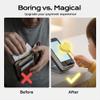 Fiopet Credit Card Wand, 2026 New Tap to Pay Wand, 3D Printed Wand Tap to Pay, Magic Wand Contactless Payment Card Holder for Easy Checkout Suitable Scenarios for Card Payment (Star-Green) view 3