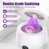 Ultrasonic Dental Retainer Cleaner Machine-45kHz Ultrasonic Cleaner with UV Light & 200ML Deep Cleaning Pod for Dentures Mouth Guards Aligners Invisalign Night Guards Braces Jewelry view 4