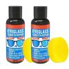 2PCS Eyeglass Scratch Remover With Sponge, 30gX2 Glasses Scratch Repair Kit, Glasses Cleaner, For Indoor, Home, Outdoor, Travel, Office, Vacation view 1