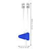 Abaodam Yoga Healing Tuning Fork Set 6pcs Aluminum Alloy Chakra Sound Therapy Instrument with Drumstick, Triangle Silicone Pad, Carrying Bag, and Wrench for Meditation and Relaxation view 2