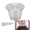 Reusable Coffee Pod 304 Stainless Steel Refillable Capsule Cup with Food-Grade Sealing & Brush, Compatible with OriginalLine Machines view 2