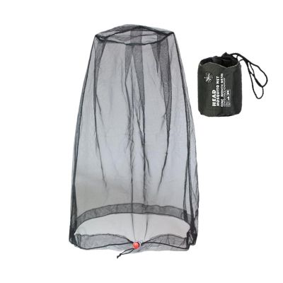 Fly Head Net - Soft Drawstring Breathable Fine Holes, Long Fly Net Hat Lightweight Protection for Men Women Fishing Camping Hiking Gardening Outdoor Activities Guard Comfortable