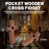 Apexion Wooden Cross Fidget Cross My Heart, 30pcs Fidget for Clutching Stress Relief Religious Encouragement Gifts view 3
