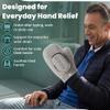 Riyoova Hand Massager with Heat and Compression, Heated Hand Massager, Hand and Wrist Massager, Massage Gloves Style Device for Fingers, Palm and Wrist view 4