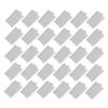TOKIDNY 30pcs Microfiber Cleaning Cloths for Eyeglasses and Camera Lenses, Thickened Gray Fiber Cloth 15x18cm, and Jewelry Wipes Suitable for Electronics and Visual Equipment Care view 1