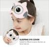 Abaodam Plush Cartoon Winged Animal Eye Mask, Breathable Soft Sleeping Eye Cover, Cute Character Blindfold, Light Pink Cozy Sleep Shade for Travel and Nap view 3