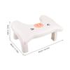 OFFIGAM Toilet Seat Footstool for Adults, Non-Slip Potty Training Step Stool with Sturdy Anti-Skid Surface, Bathroom Footrest for Pregnancy and Daily Use view 2