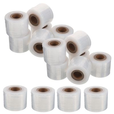 INOOMP 16 Rolls Food Cling Film Stretch Wrap Roll 5cm Wide with 25mm Core for Takeout Food Packaging and Fresh-keeping in Kitchen