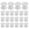 OSOLADY 50PCS Flip Toothpaste Caps: Plastic Toothpaste Squeeze Tube Replacement Lids for Bathroom Organization Travel Usage and Daily Toiletries Replacement view 1