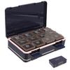 Hoement 7-Day Large Capacity Double-Layer Weekly Pill Organizer with Sealed Lid, Portable Tablet Dispenser for Morning, Noon, and Evening Medication Storage, Blue Travel Medicine Case view 1