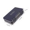 Hoement 7-Day Large Capacity Double-Layer Weekly Pill Organizer with Sealed Lid, Portable Tablet Dispenser for Morning, Noon, and Evening Medication Storage, Blue Travel Medicine Case view 2