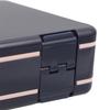 Hoement 7-Day Large Capacity Double-Layer Weekly Pill Organizer with Sealed Lid, Portable Tablet Dispenser for Morning, Noon, and Evening Medication Storage, Blue Travel Medicine Case view 3