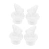 SOESFOUFU 4pcs Hot Water Bag Lids Replacement Caps Sealing Plugs 2.1cm Inner Diameter 1.7cm Height Leakproof Thermal Water Bottle Stoppers for Hot Bags view 1