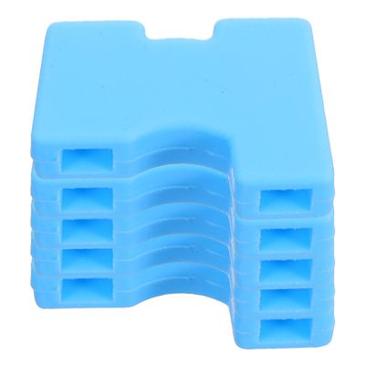 GRADENEVE Silicone Chopstick Trainer Set with Non-slip Hinges, 5pcs Blue Reusable Training Chopsticks Helpers and Adults Practice and Learning