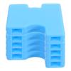 GRADENEVE Silicone Chopstick Trainer Set with Non-slip Hinges, 5pcs Blue Reusable Training Chopsticks Helpers and Adults Practice and Learning view 1