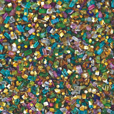 Bakery Bling Glittery Sugar Sprinkles for Desserts & Drinks, Baking & Cocktails | Nut-Free, Kosher, Dairy-Free - 3 oz (Mermaid Magic)