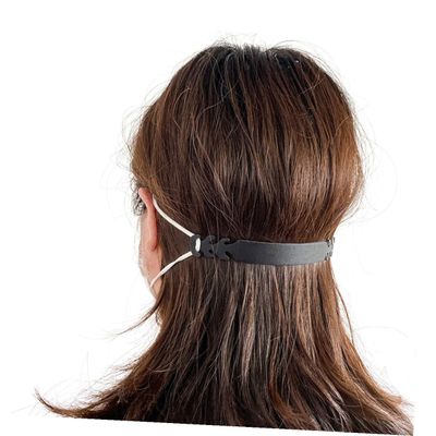 LRXIYODE 20pcs Adjustable Ear Strap Hooks for Mask Extension Band, Soft Protective Mask Hanger with Buckle, Relieves Ear Pressure for Comfortable All-Day Wear Random Color