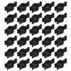 GOOHOCHY 50pcs Black Plastic Pump Lock Clips for Cosmetic Bottles, Lotion and Shampoo Dispenser Secure Collar Clips for Travel Toiletry and Refillable Pump Bottles view 1