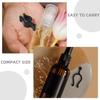 GOOHOCHY 50pcs Black Plastic Pump Lock Clips for Cosmetic Bottles, Lotion and Shampoo Dispenser Secure Collar Clips for Travel Toiletry and Refillable Pump Bottles view 3