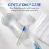 OSOLADY 10pcs Double Sided Denture Cleaning Brush for False Teeth - Gentle Soft False Teeth Toothbrush with Ergonomic Handle - Retainer Oral Care Supplies view 3