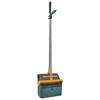 BELLIFFY Standing Broom and Dustpan Set Foldable Home Cleaning Brush with Long Handle Non-Stick Hair Green Compact Sweeping Tool for Kitchen Office Household Use view 1