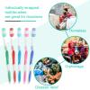Tioncy 300 Pack Toothbrushes Bulk Individually Wrapped Pack with Covers Colorful Tooth Brushes Medium Disposable Soft Bristles Adult Manual Toothbrush for Travel Hotel Packages Relief Donations view 4