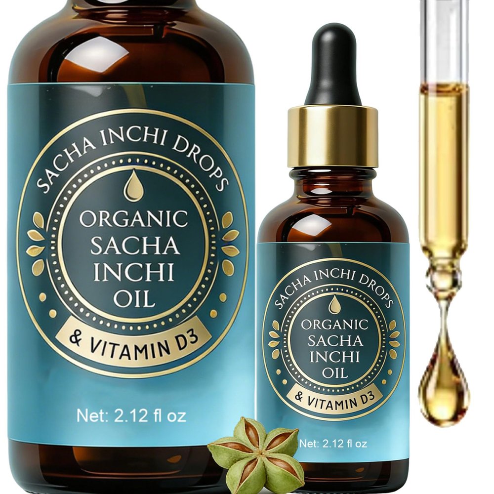 Sacha Inchi Oil, Organic Sacha Inchi Drops, Cold-Pressed, Specific for Menopausal Joint Dryness (2)