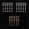 Lotion Spatula 50 Pcs Plastic Cosmetic Spatulas Scoop Eye Cream Applicator Anti Wrinkle Massager Sticks Mask For Cream Moisturizers Skincare(Brown) view 3