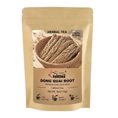 FullChea - Dried Dong Quai Root, 4oz/114g, Premium Sifted Angelica Sinensis