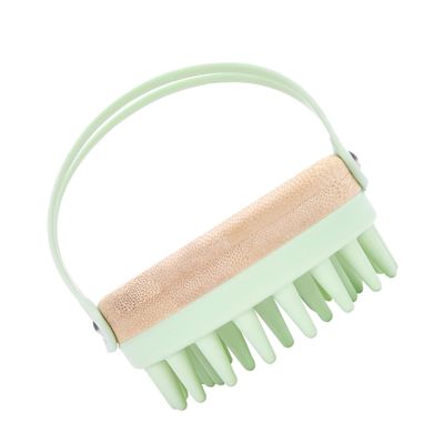 Silicone Scalp Shampoo Brush Hair Scalp Massager with Soft Bristles for Wet and Dry Hair and Dandruff Removal in Shower