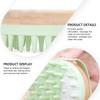 Silicone Scalp Shampoo Brush Hair Scalp Massager with Soft Bristles for Wet and Dry Hair and Dandruff Removal in Shower view 3