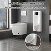 Wall-Mounted Men's Urinal with Lint Sensor & Anti-Clog Design - Perfect for Bathrooms, Bars, Gyms, Airports & Public Restrooms view 4