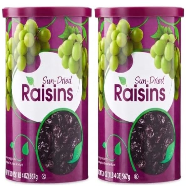 Sun-Dried Raisins Canister, 20 oz (2 Pack)
