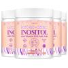 90-Day Myo-Inositol & D-Chiro Inositol Supplement for Women, Fertility Supplements Hormonal Balance for Women Ovarian Health Support, 4000mg:100mg Inositol Powder with Folic Acid & Vitamin, 4-PACK view 1