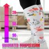 bropite 3/4 Pairs Plus Size Compression Socks for Women & Men 20-30 mmhg-Extra Wide Calf Support Socks for Medical,Running view 4