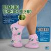 Doctor's Select Viscose Bamboo Ankle Diabetic Socks for Women and Men - 6 Pairs | Super Soft, Non Binding, Loose Wide Top, Flowers view 3