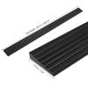 HOMOCONO Portable PVC Threshold Slope 1 Meter Long, Soft Black Non-Slip Floor Transition Strip for Wheelchair, Driveway, and Robot Vacuum Cleaner Entry Aid view 2